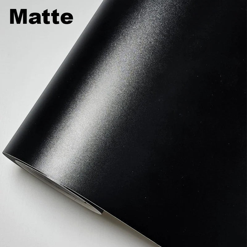 Rouleau de film vinyle carbone Veloria noir mat auto-adhésif pour covering de carrosserie auto et moto