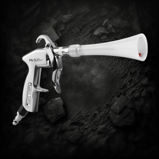 Pistolet de nettoyage à air comprimé Veloria Tornado avec buse aluminium réglable pour séchage et dépoussiérage auto