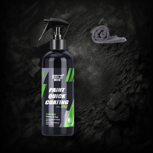 Spray de protection céramique Veloria HGKJ S12 de 300ml avec chiffon microfibre pour une brillance miroir durable